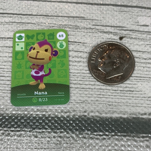 Animal Crossing Amiibo Nana Mini NFC Card. Scan in Villager ACNH Switch - Picture 3 of 5